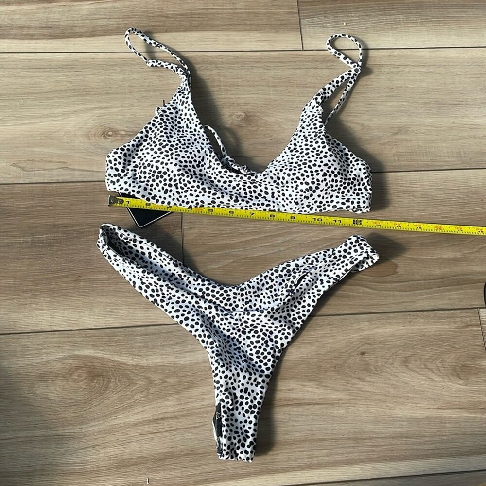 Zaful Polka Dits Bikini Set Sz Small NWT